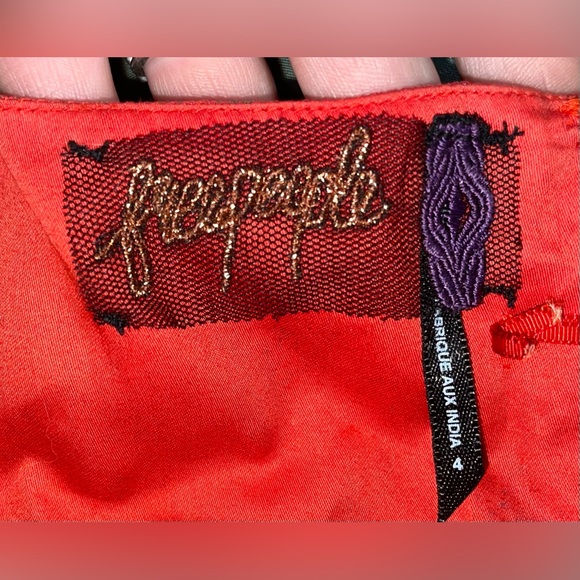 FREE PEOPLE "Gilded Caravan" Tiered Maxi Dress, Size 4, EUC - Picture 16 of 16